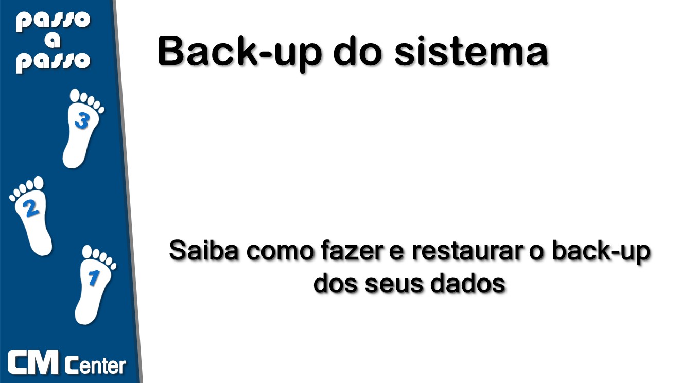 Back-up do sistema