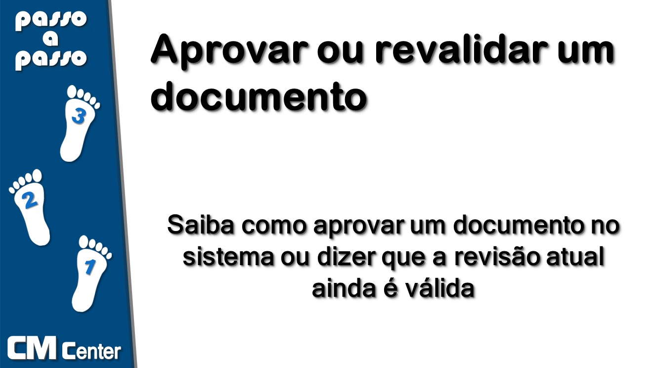 Aprovar ou revalidar um documento