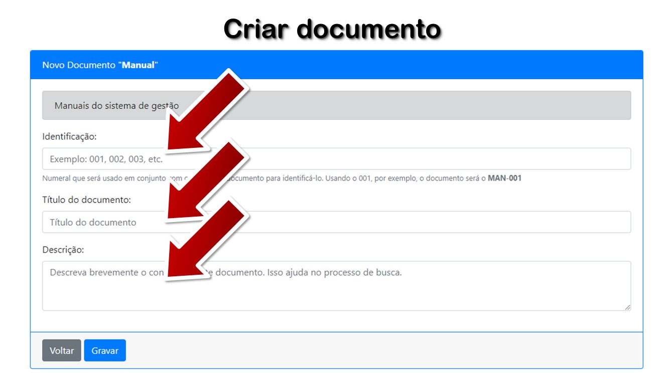 Criar documento