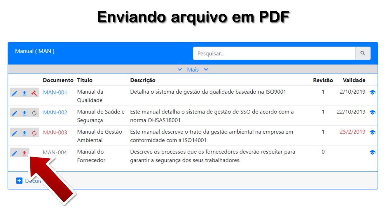 Enviando arquivo em PDF