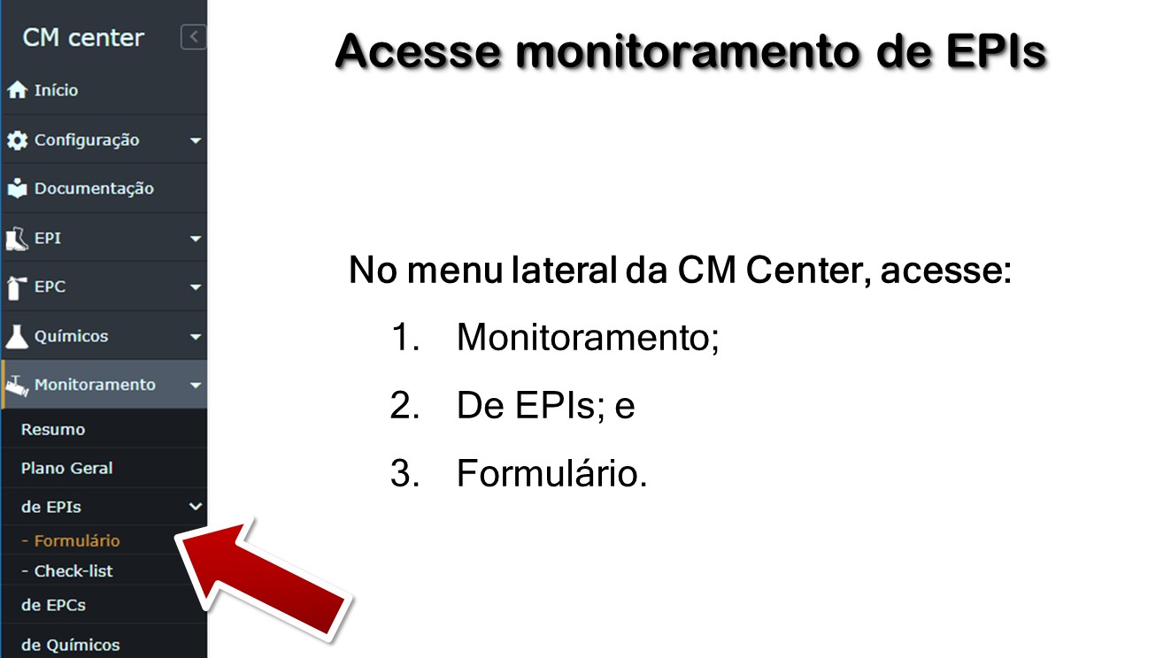 Acesse monitoramento de EPIs
